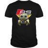 Baby Yoda hug Audi RS shirt