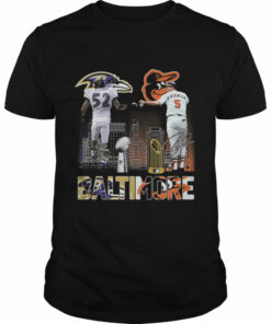 Baltimore RLewis And BRobinson Signatures Shirt 1