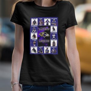 Baltimore Ravens Legends Players 2023 Signatures shirt 4