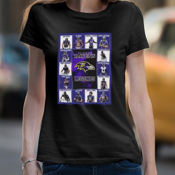 Baltimore Ravens Legends Players 2023 Signatures shirt