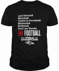 Baltimore Ravens Super Bowl XLVII Championship Reunion shirt 1