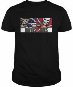 Baltimore Ravens vs Tampa Bay Buccaneers 2022 Game day shirt 1