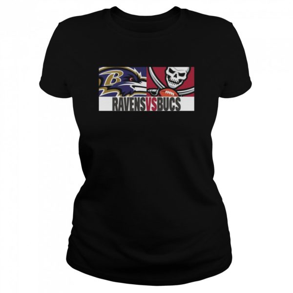 Baltimore Ravens vs Tampa Bay Buccaneers 2022 Game day shirt