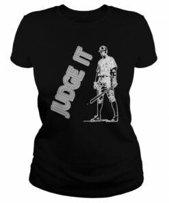 Baseball Player Aaron Judge Judge It Black And White shirt 2