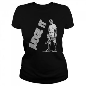 Baseball Player Aaron Judge Judge It Black And White shirt