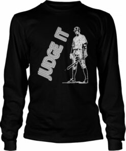 Baseball Player Aaron Judge Judge It Black And White shirt 3
