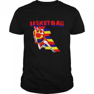 Basketball man colorful art shirt