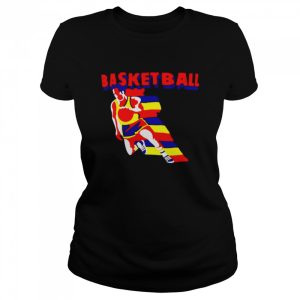 Basketball man colorful art shirt