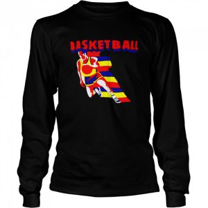 Basketball man colorful art shirt 3