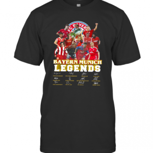 Bayern Munich Legends Players Signatures T-Shirt