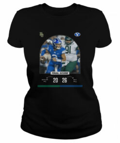 Baylor 20 vs 26 BYU Finals Score game day 2022 shirt 2