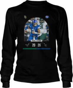 Baylor 20 vs 26 BYU Finals Score game day 2022 shirt 3