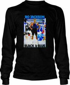 Bo Jackson Black and Blue shirt 2 Bo Jackson Black and Blue shirt 3