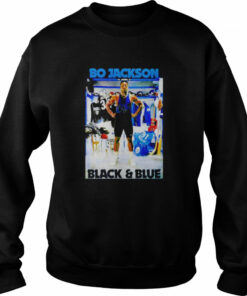 Bo Jackson Black and Blue shirt 3 Bo Jackson Black and Blue shirt 4