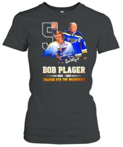 Bob Plager 1943 2021 thanks for the memories signature shirt 2