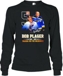 Bob Plager 1943 2021 thanks for the memories signature shirt 3