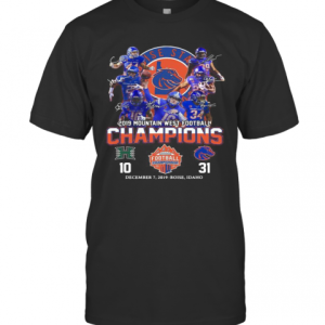 Boise State Broncos 2019 Mountain West Football Champions T-Shirt