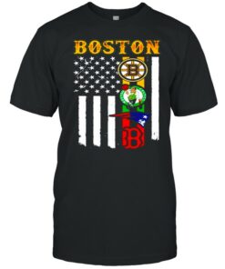 Boston Sports Teams American flag shirt 1