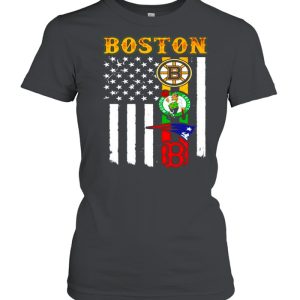 Boston Sports Teams American flag shirt