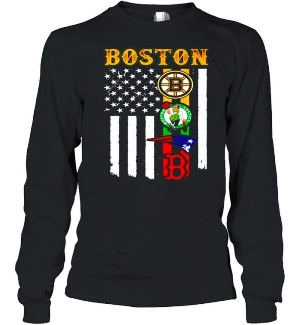 Boston Sports Teams American flag shirt