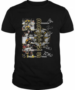 Boston bruins all team 2022 signatures shirt 1