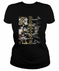 Boston bruins all team 2022 signatures shirt 1 Boston bruins all team 2022 signatures shirt 2