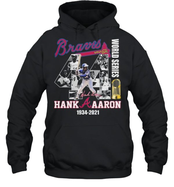 Braves World Series Hank Aaron 1934 2021 Thank You For The Memories Signature Shirt