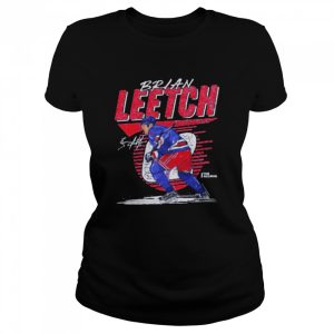 Brian Leetch New York R Comet signature shirt