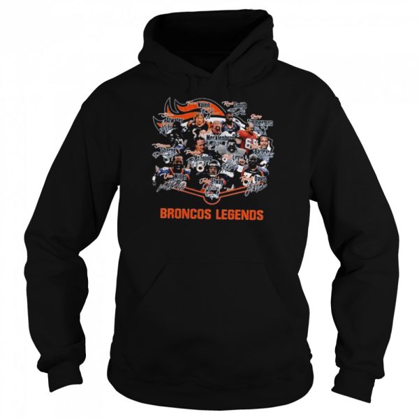 Broncos Legends Denver Broncos Signatures 2022 Shirt