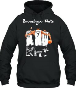 Brooklyn Nets 13 Harden 7 Durant And 11 Irving Signatures Shirt 4 Brooklyn Nets 13 Harden 7 Durant And 11 Irving Signatures Shirt 5