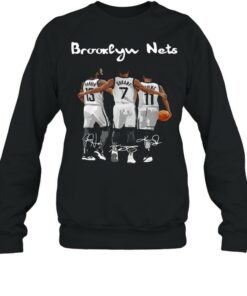 Brooklyn Nets Harden Durant And Irving Signature shirt 4