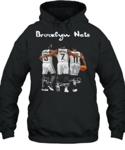 Brooklyn Nets Harden Durant And Irving Signature shirt 5