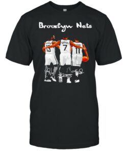 Brooklyn nets James Harden Kevin Durant and Irving signature shirt 1