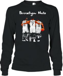 Brooklyn nets James Harden Kevin Durant and Irving signature shirt 2 Brooklyn nets James Harden Kevin Durant and Irving signature shirt 3