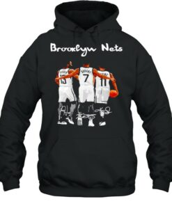 Brooklyn nets James Harden Kevin Durant and Irving signature shirt 4 Brooklyn nets James Harden Kevin Durant and Irving signature shirt 5