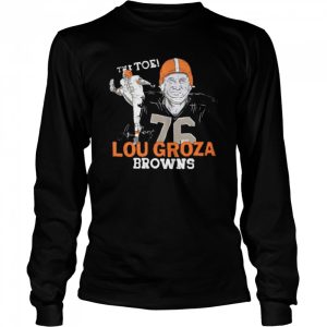 Browns Lou Groza signature T shirt 3