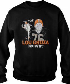 Browns Lou Groza signature T shirt 4