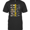 Bruins Bobby Orr Gerry Reilly Johnny Bucyk Signatures T-Shirt