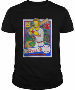 Bryce Harper Simpson Trading Card 2022 Shirt 1