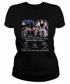 Bsb Backstreet Boys 29 Years Of 1993 2022 Thank You For The Memories Signatures Shirt 2
