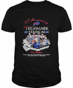 Buffalo Bills 50th anniversary Highmark Stadium 1972 2022 the Ralph thanks for the Championships shirt 1