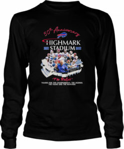 Buffalo Bills 50th anniversary Highmark Stadium 1972 2022 the Ralph thanks for the Championships shirt 3