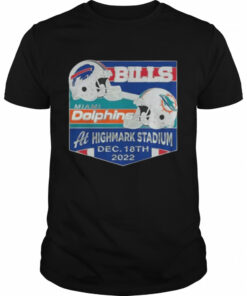 Buffalo Bills Vs Miami Dolphins At Highmark Stadium Dec 18th 2022 Shirt 1
