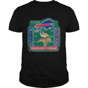 Buffalo Bills Vs Minnesota Vikings 11-13-22 Highamrk Stadium Shirt