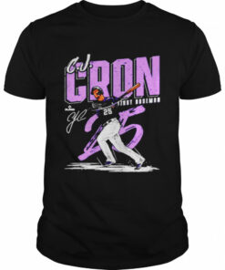 CJ Cron Colorado Chisel Baseball Signatures Shirt 1