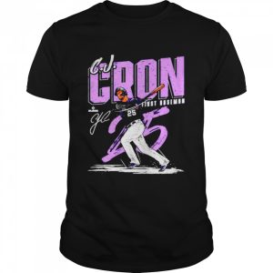 C.J. Cron Colorado Chisel Baseball Signatures Shirt