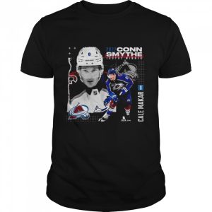 Cale Makar Colorado Avalanche 2022 Stanley Cup Champions MVP Conn Smythe Trophy Winner T-Shirt