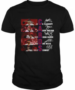 Cards Jack Flaherty Yadier Molina Harrison Bader Hicks Paul Gold Schmid shirt 1