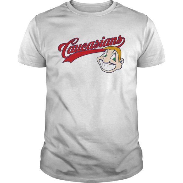 Caucasians Indians parody shirt