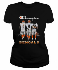 Champions Chase and Burrow and Mixon Cincinnati Bengals Signatures Shirt 1 Champions Chase and Burrow and Mixon Cincinnati Bengals Signatures Shirt 2